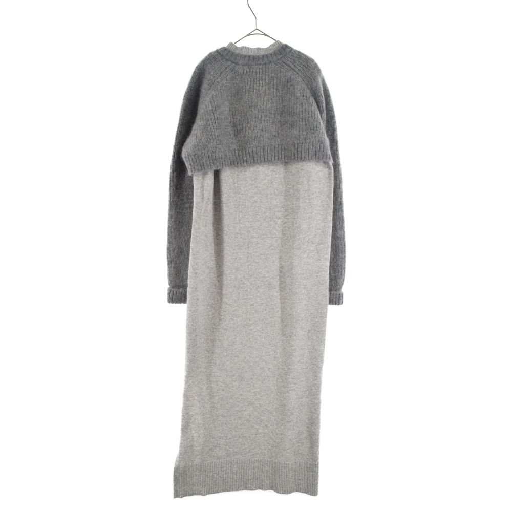 sacai 22aw mohair knit dress ニットワンピ sacai 22aw mohair knit dress ニットワンピ（Cotton Poplin x