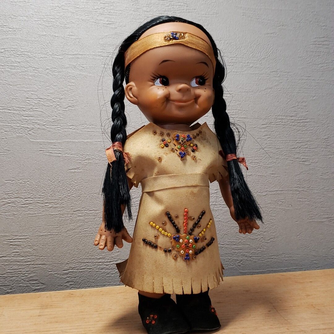 レトロインディアン人形 - アンティーク雑貨