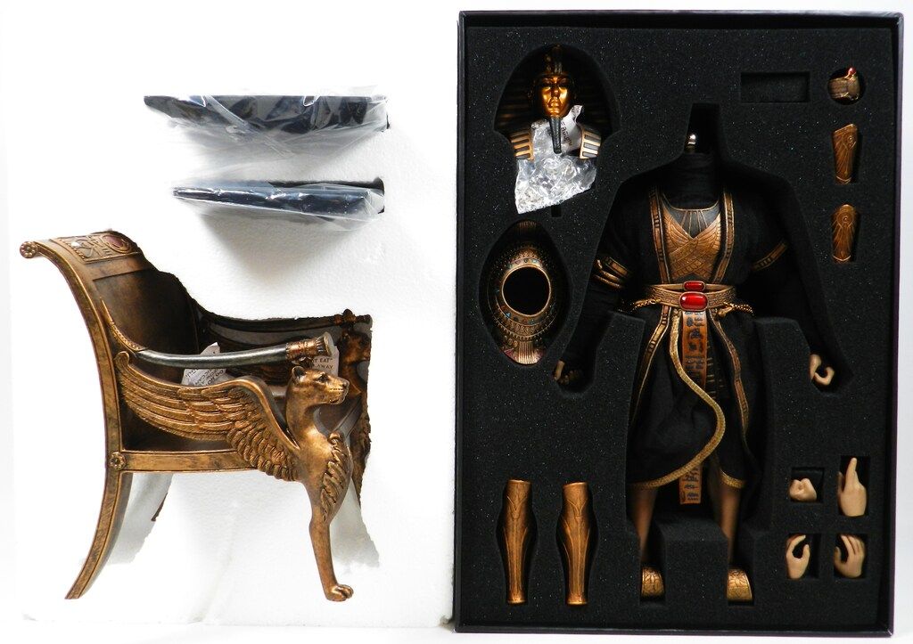 SF・ファンタジー・ホラー TB LEAGUE ACTION FIGURE TUTANKHAM 1/6 Pharaoh Tutankhamun - Black TB League - Machinegun