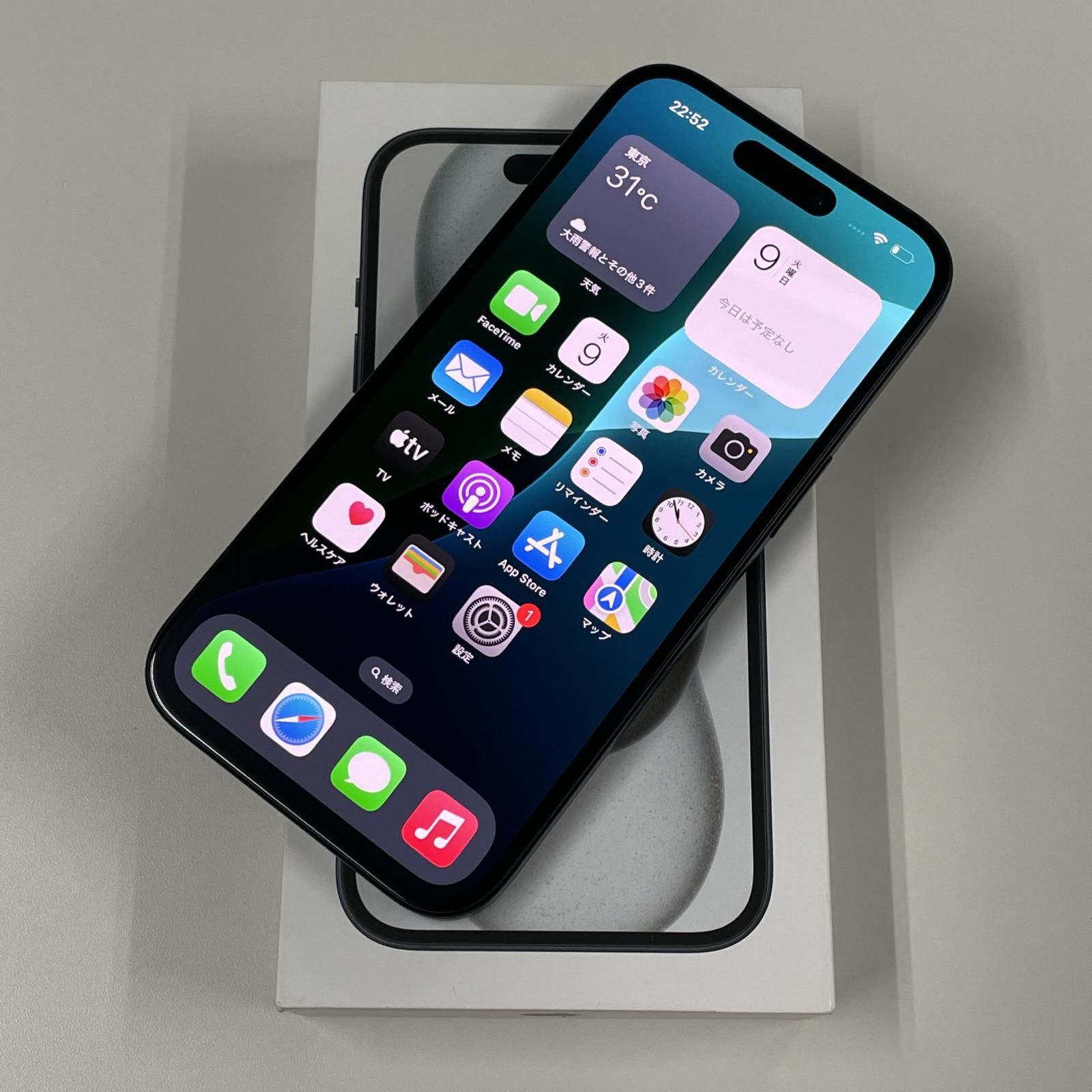 SIMフリー iPhone 15 128GB ブラック - メルカリ