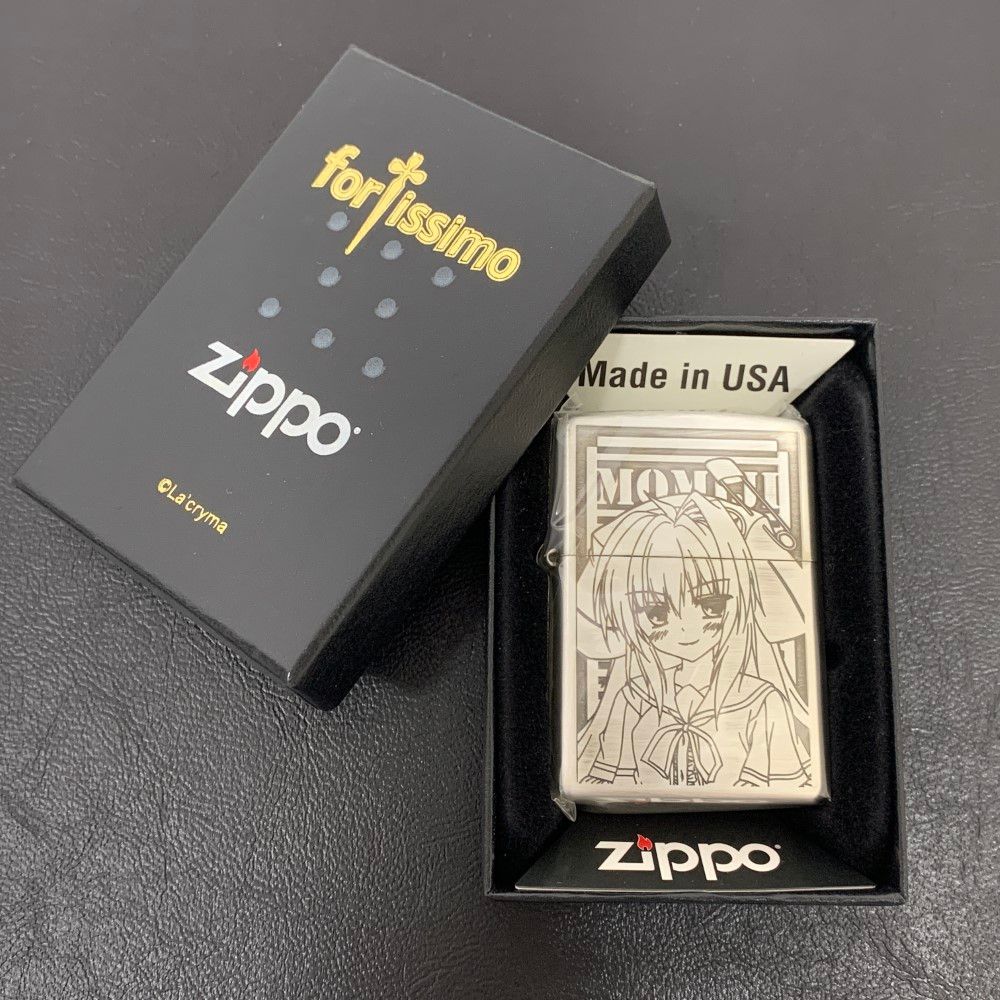 07w8084☆ 美品 Zippo fortissimo フォルティシモ MOMIJI 里村