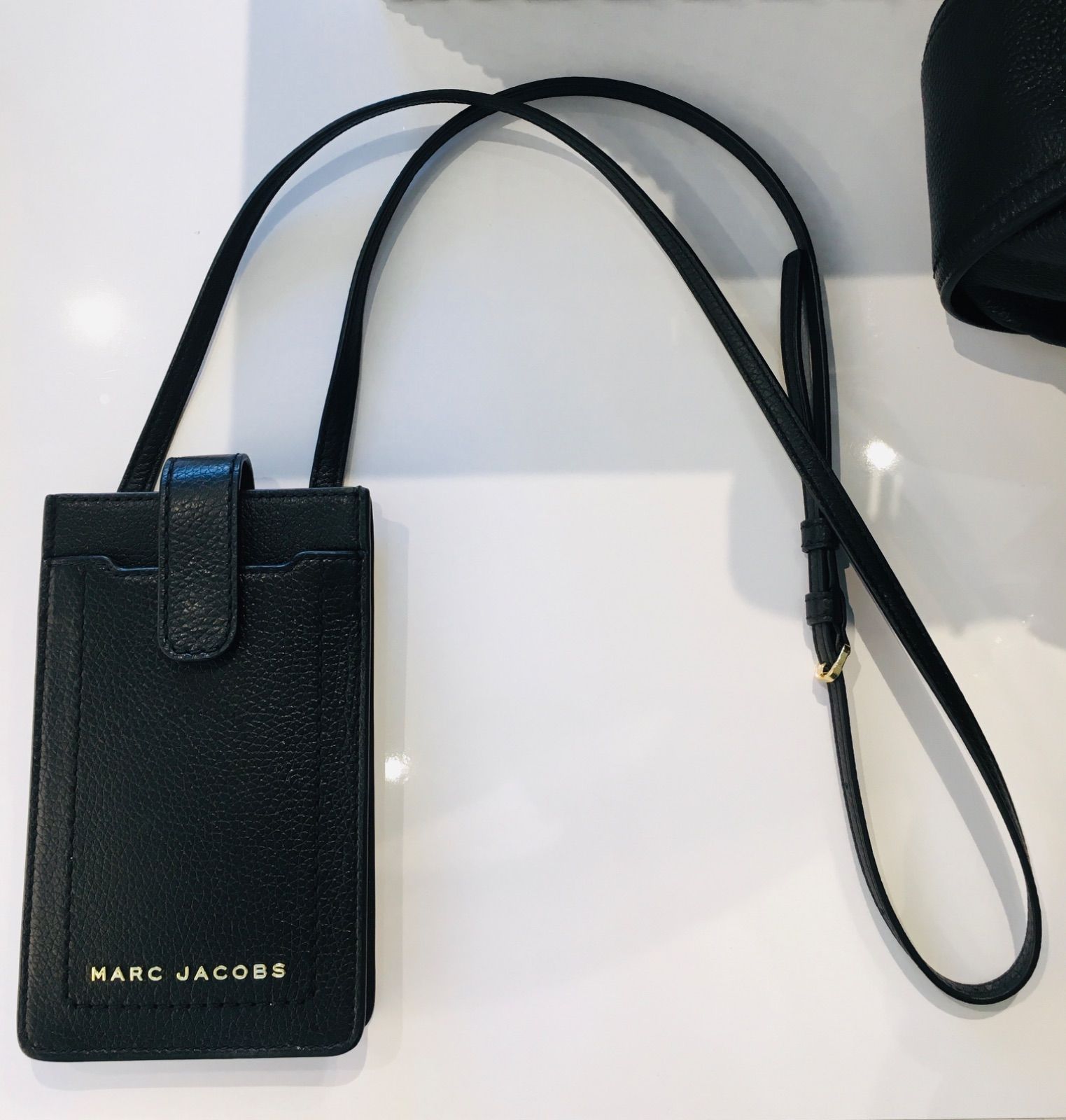 MARC JACOBS マークジェイコブス スマホショルダー ピーチホイップ-