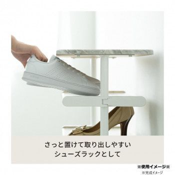 フィット ワンタッチ式可動棚ラック