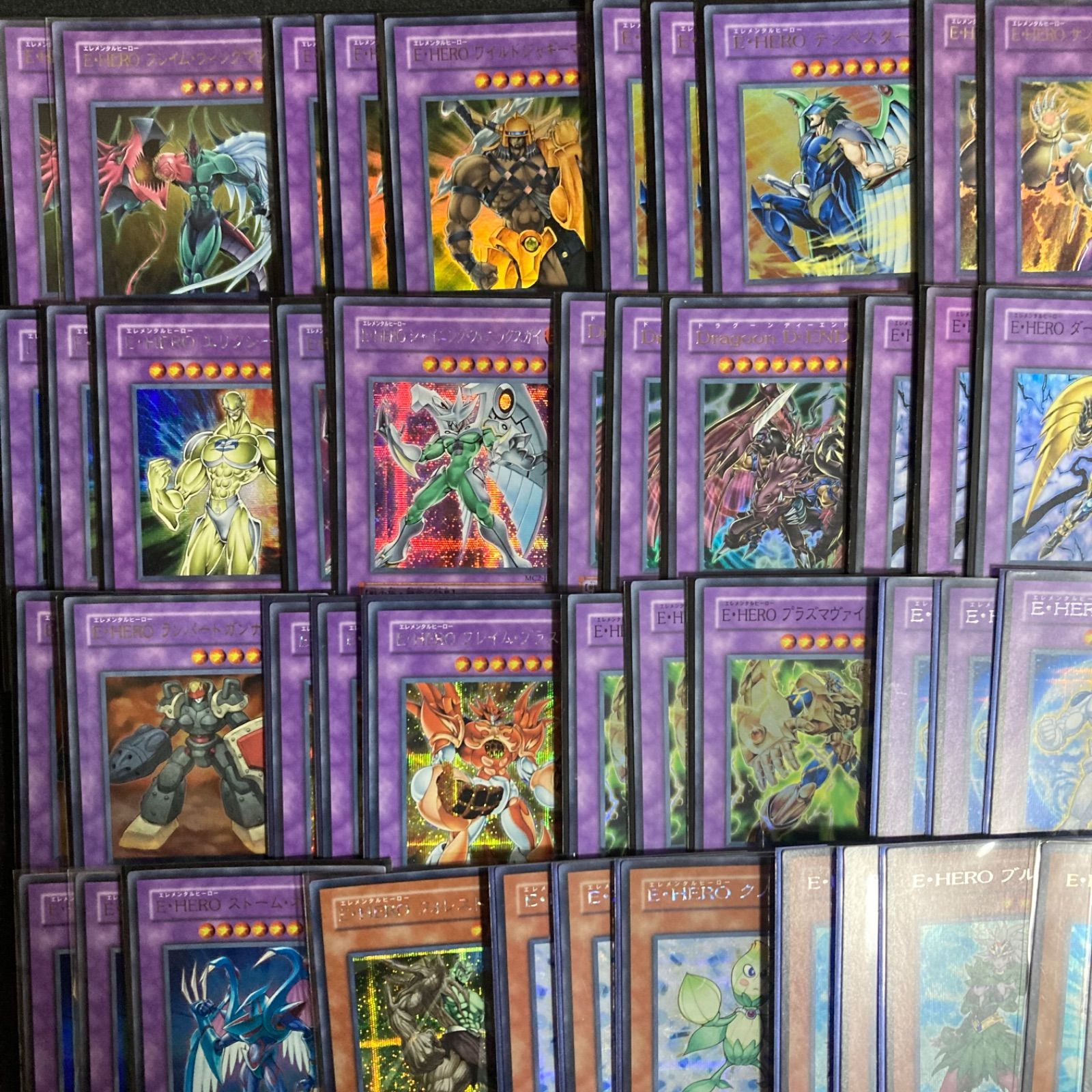 遊戯王 OCG HERO デッキパーツまとめ売り シークレット多数 美品】E・HERO エレメンタルヒーロー デッキパーツ まとめ売り