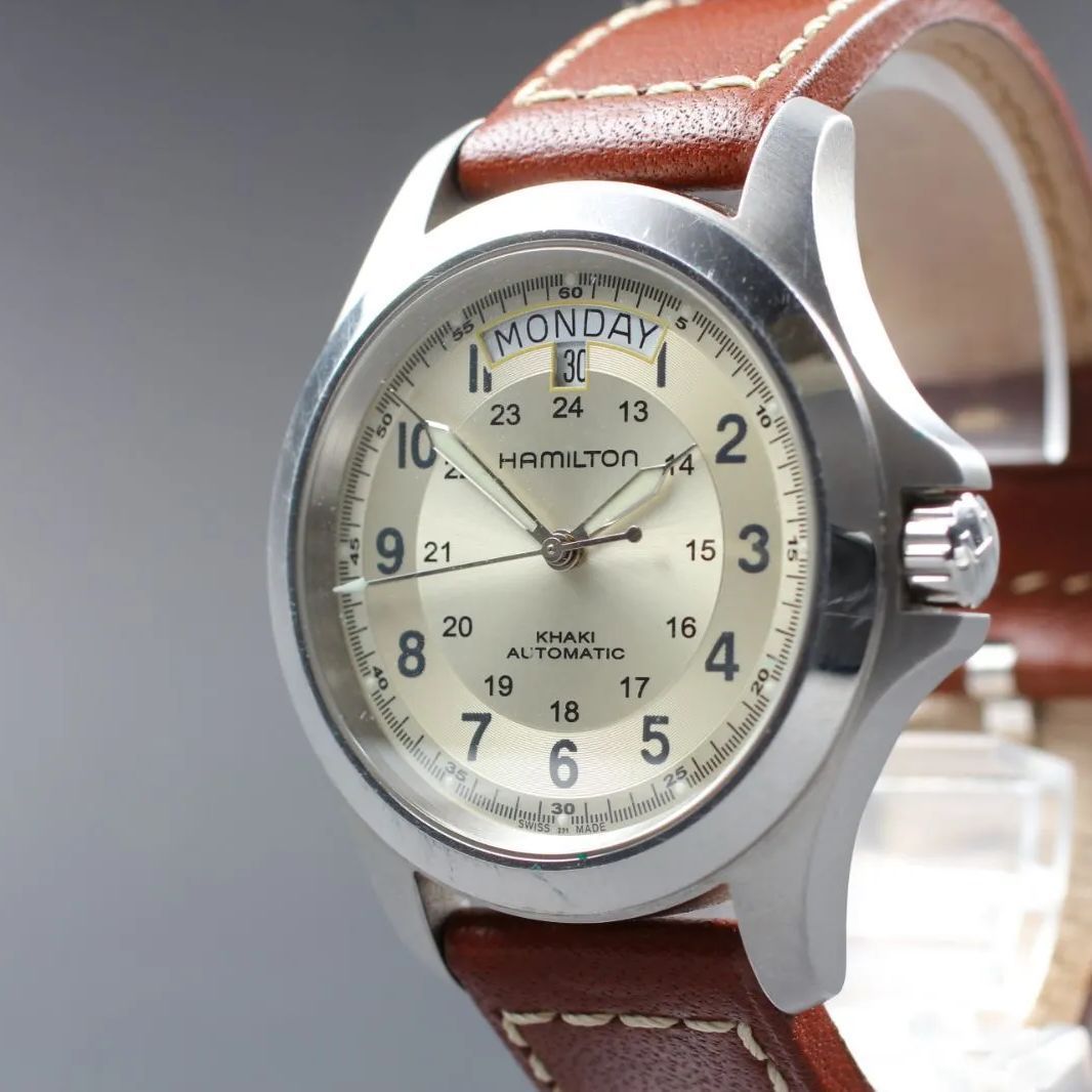 180【美品】Hamilton Khaki Field H644550 44mm Day Date