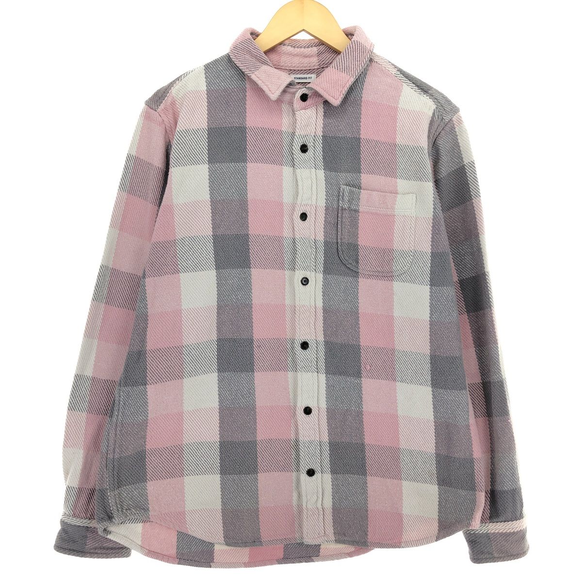 古着 ギャップ GAP 長袖 ヘビーネルチェックシャツ メンズL相当/eaa485869