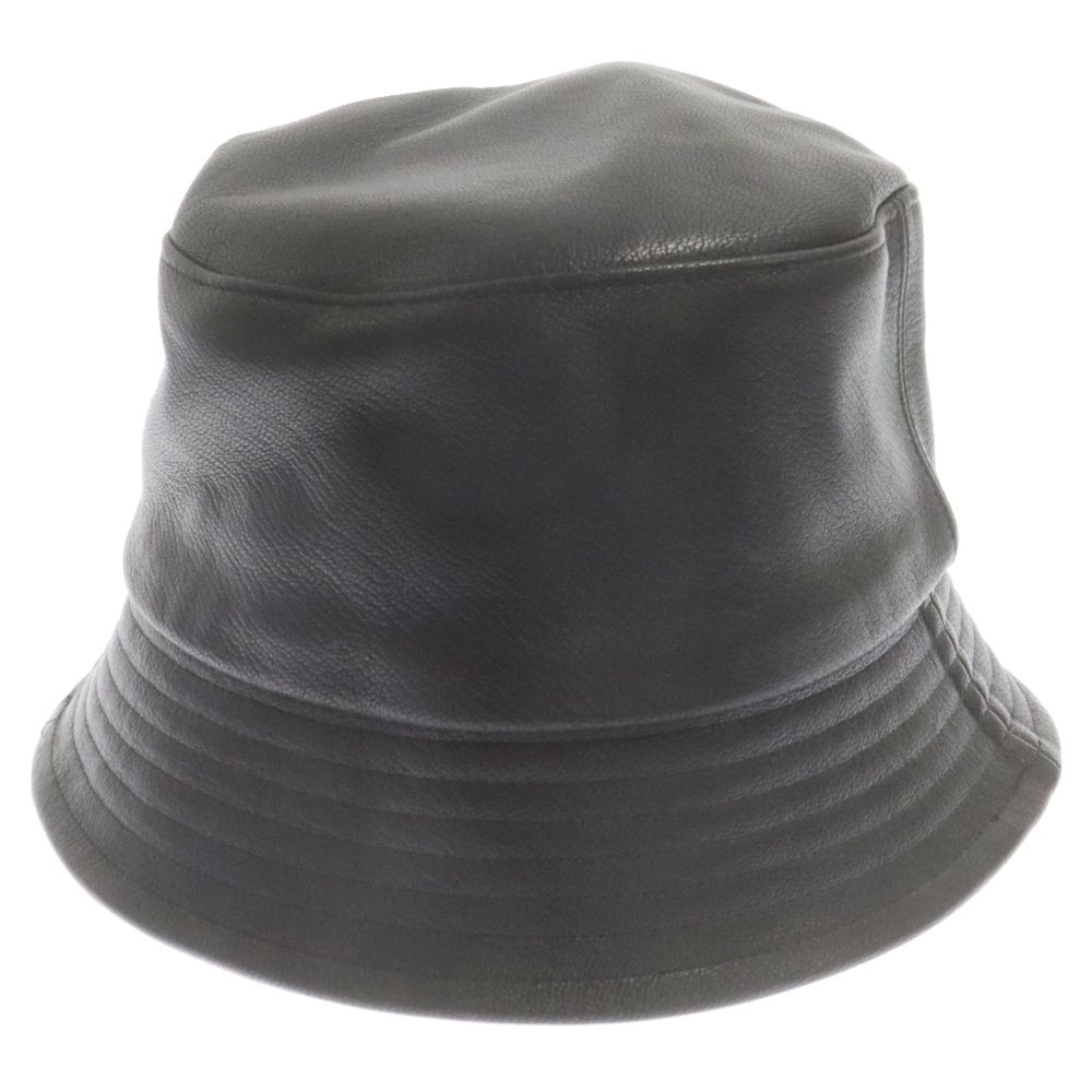 KIJIMA TAKAYUKI /ブラックバケットハット /サイズ3 KIJIMA TAKAYUKI (キジマタカユキ) VENTILE BUCKET HAT