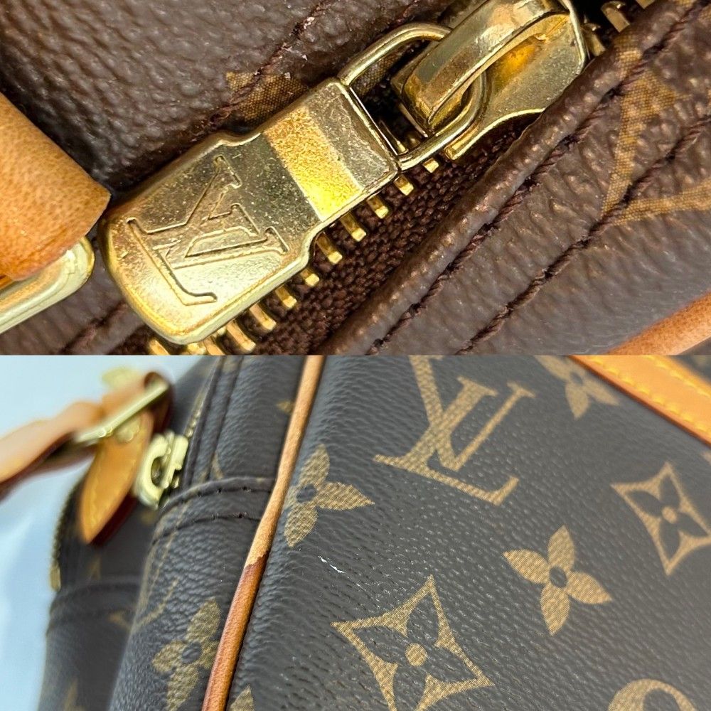 ルイ・ヴィトン Louis Vuitton リポーター PM 斜め掛け ショルダーバッグ モノグラム ブラウン M45254 レディース あぶない  【中古】