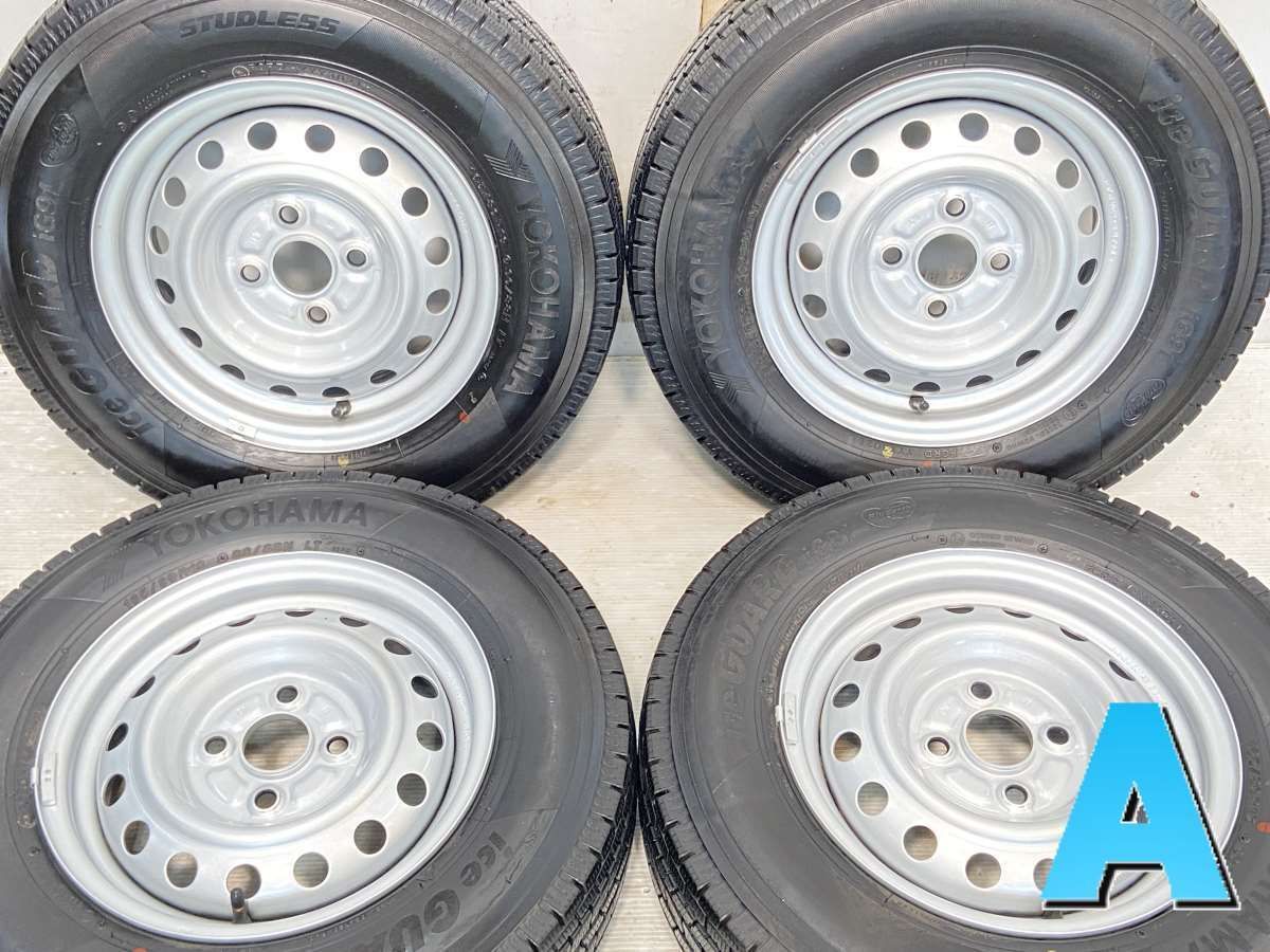 165/80R13 90/88LT ヨコハマ アイスガード iG91 トヨタ純正 13x5.0 100 