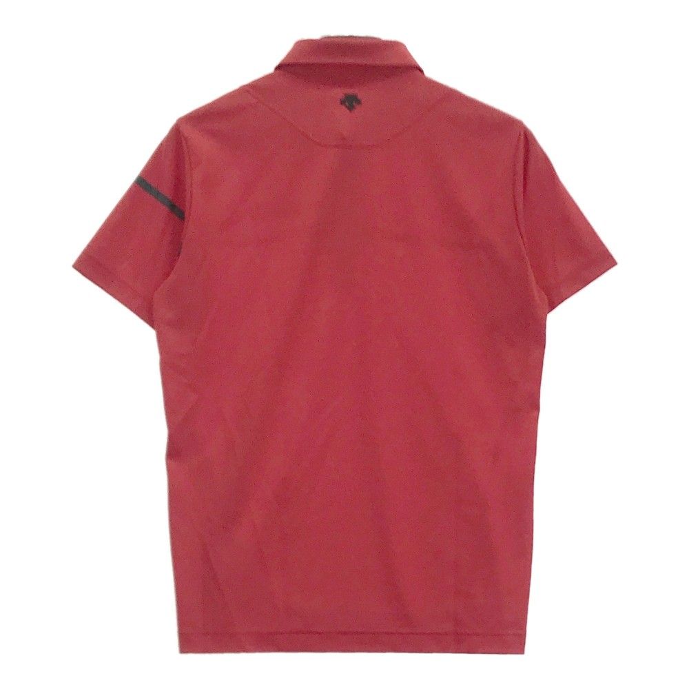 サイズ：M SRIXON スリクソン by DESCENTE 半袖 ポロシャツ レッド系 [240101217259]# ゴルフウェア メンズ -  メルカリ