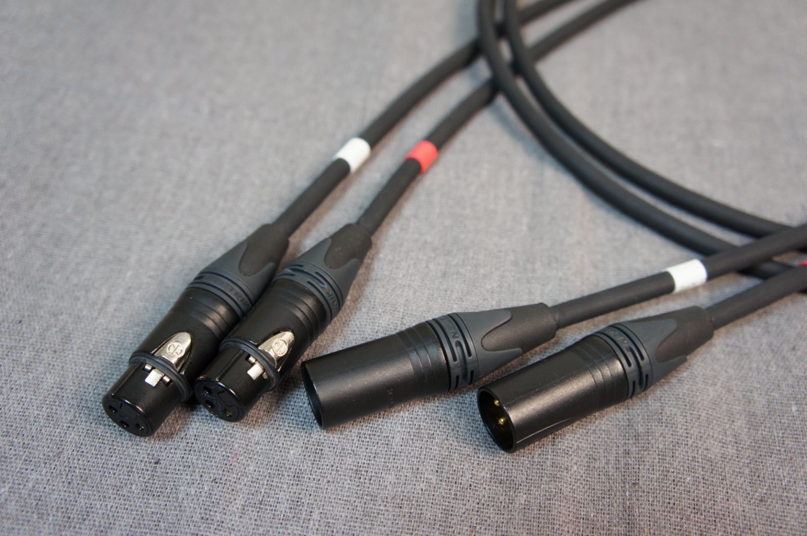 値引き アウトレット品 XLRバランスケーブル ON8423C3XL 1.5mペア~BELDEN 8423を用いた信号ロスのない 3芯構成~