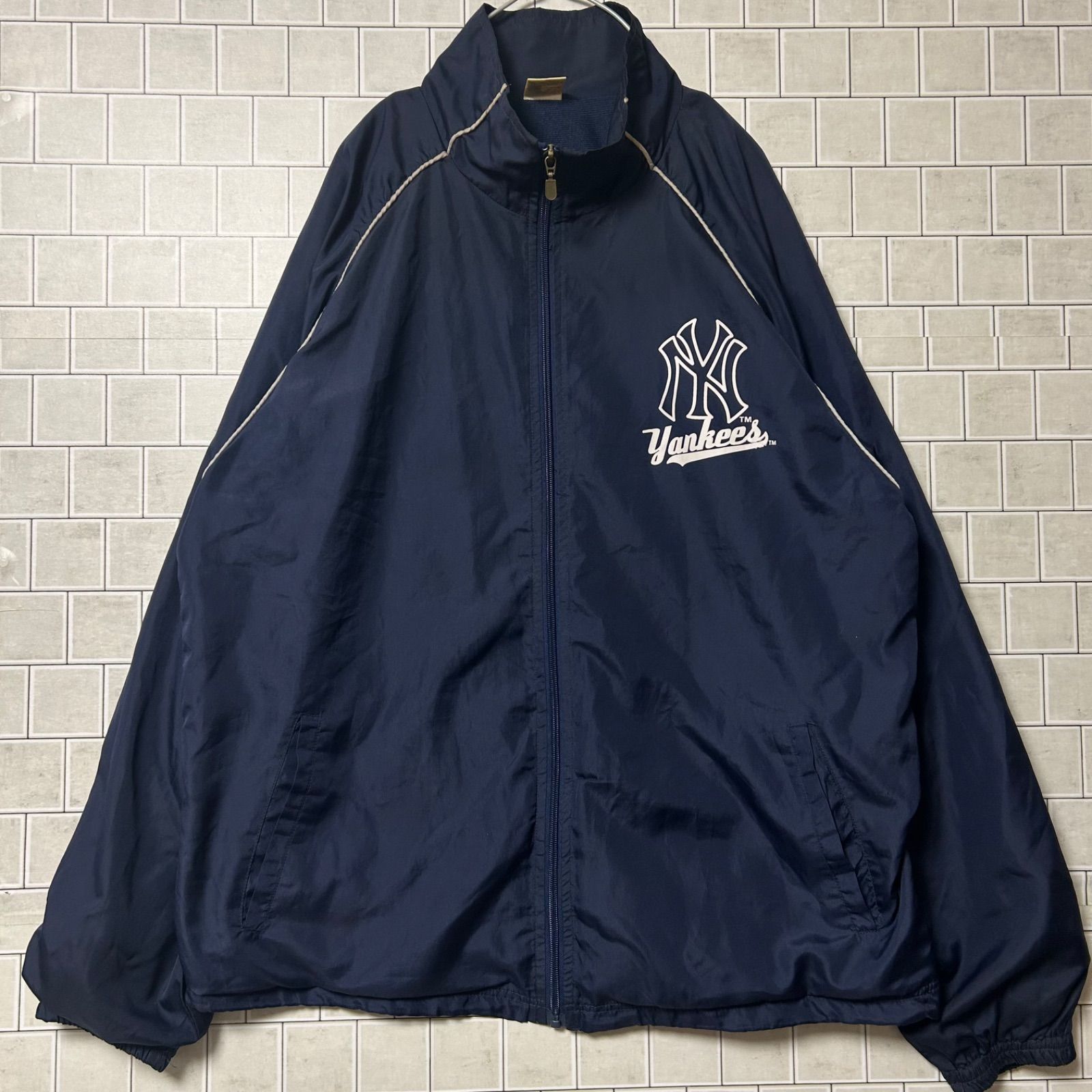 【希少】gadoro着用　New York Yankees ナイロンジャケット MLB ヤンキース ナイロンジャケット MAJOR LEAGUE BASEBALL RELAXING