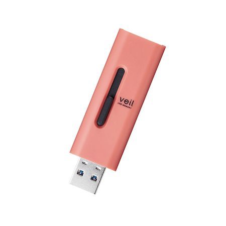【新品・7営業日以内発送】エレコム ELECOM MF-SLU3064GRD USBメモリ 64GB USB3．2 Gen1 高速データ転送 スライド式 キャップなし ストラップホール付 レッド MFSLU3064GRD【沖縄離島販売不可】