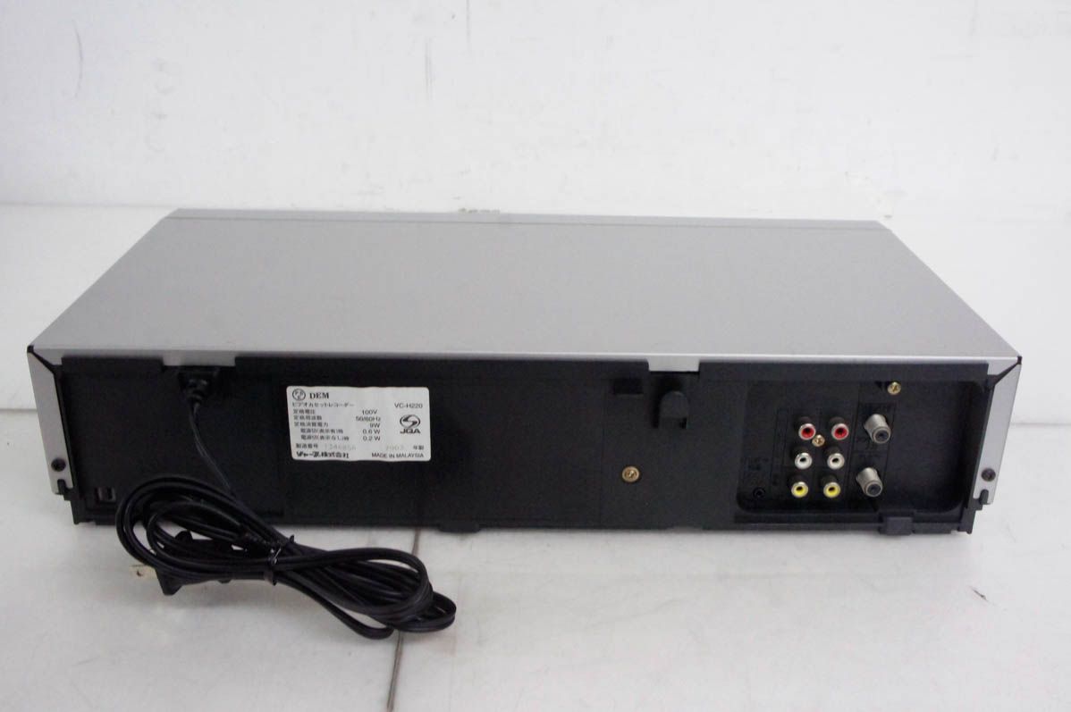 VHSビデオデッキ VC-H220