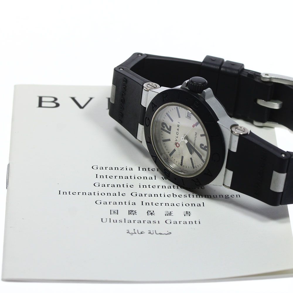 ☆良品☆保証書付き【BVLGARI】ブルガリ アルミニウム デイト
