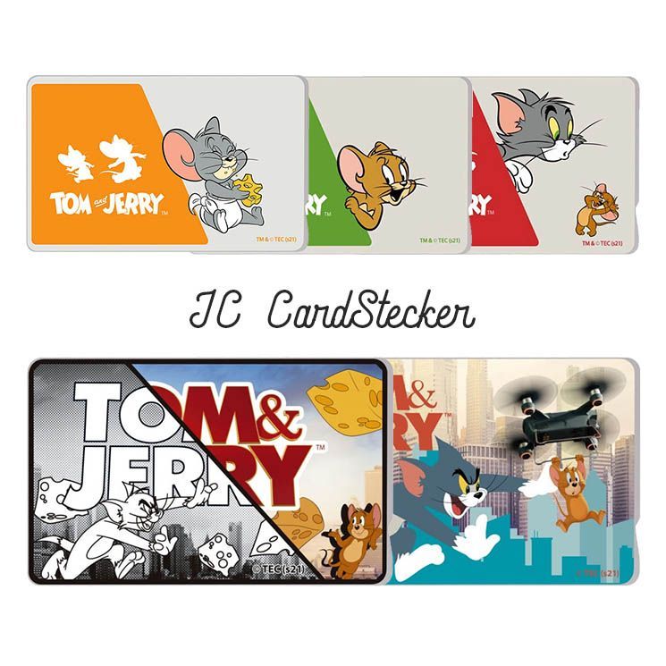 非売品　backchannel ステッカーまとめ売り　ICカード貼る用付き ICカード ステッカー シール トムとジェリー トム ジェリー タフィー