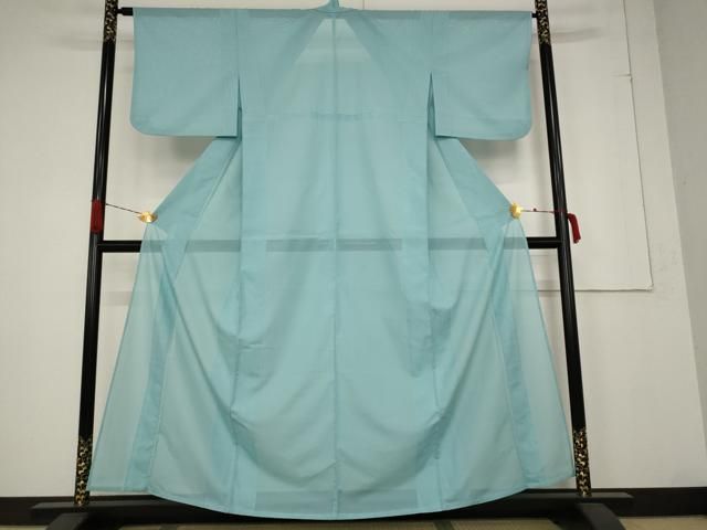 平和屋着物＊夏物 色無地 絽 瓶覗色 洗える着物 AABB5842st