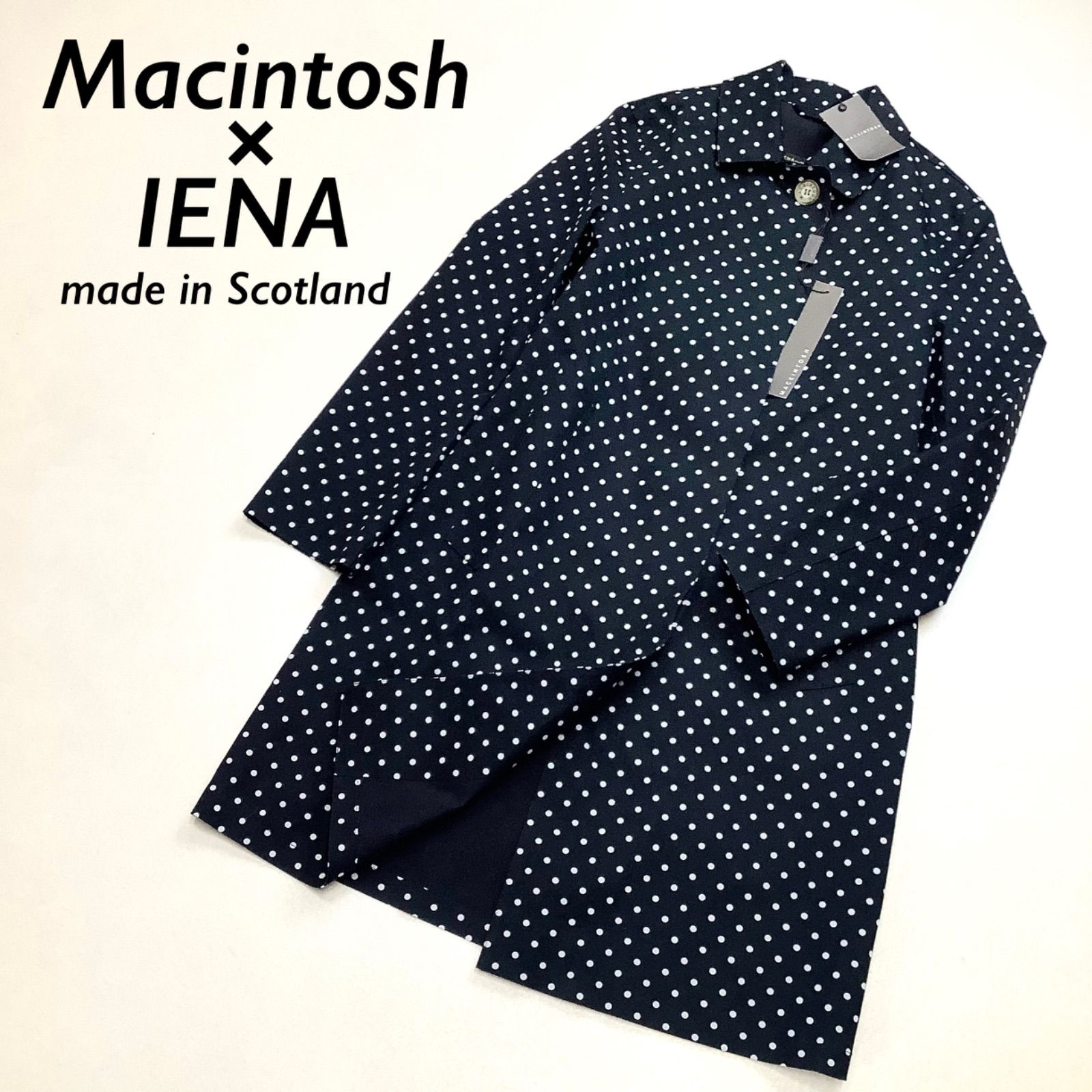 新品 タグ付 MACKINTOSH × IENA スコットランド製 ステンカラー-