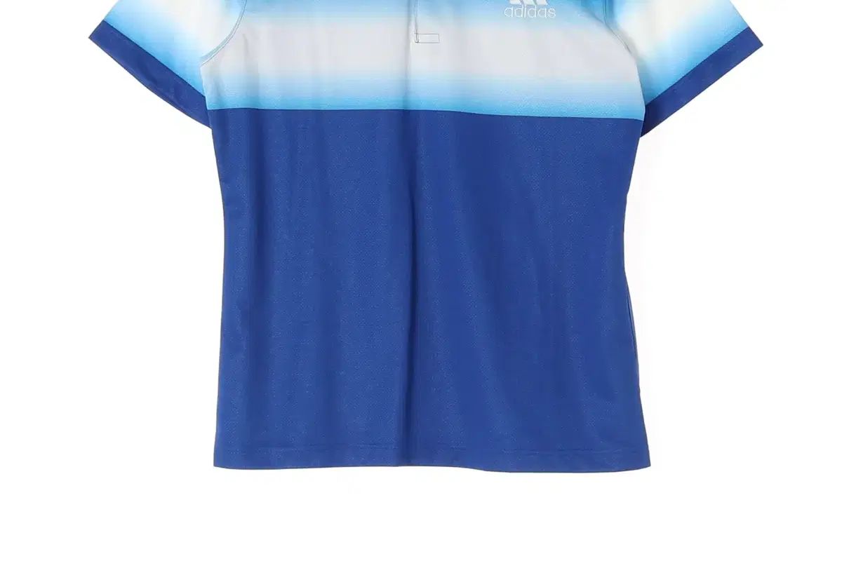 L adidas(アディダス) ゴルフ 青 グラデーション 半袖 PK ポロ カラー Tシャツ dショッピング |アディダス Adidas グラデーションスリーブ半袖