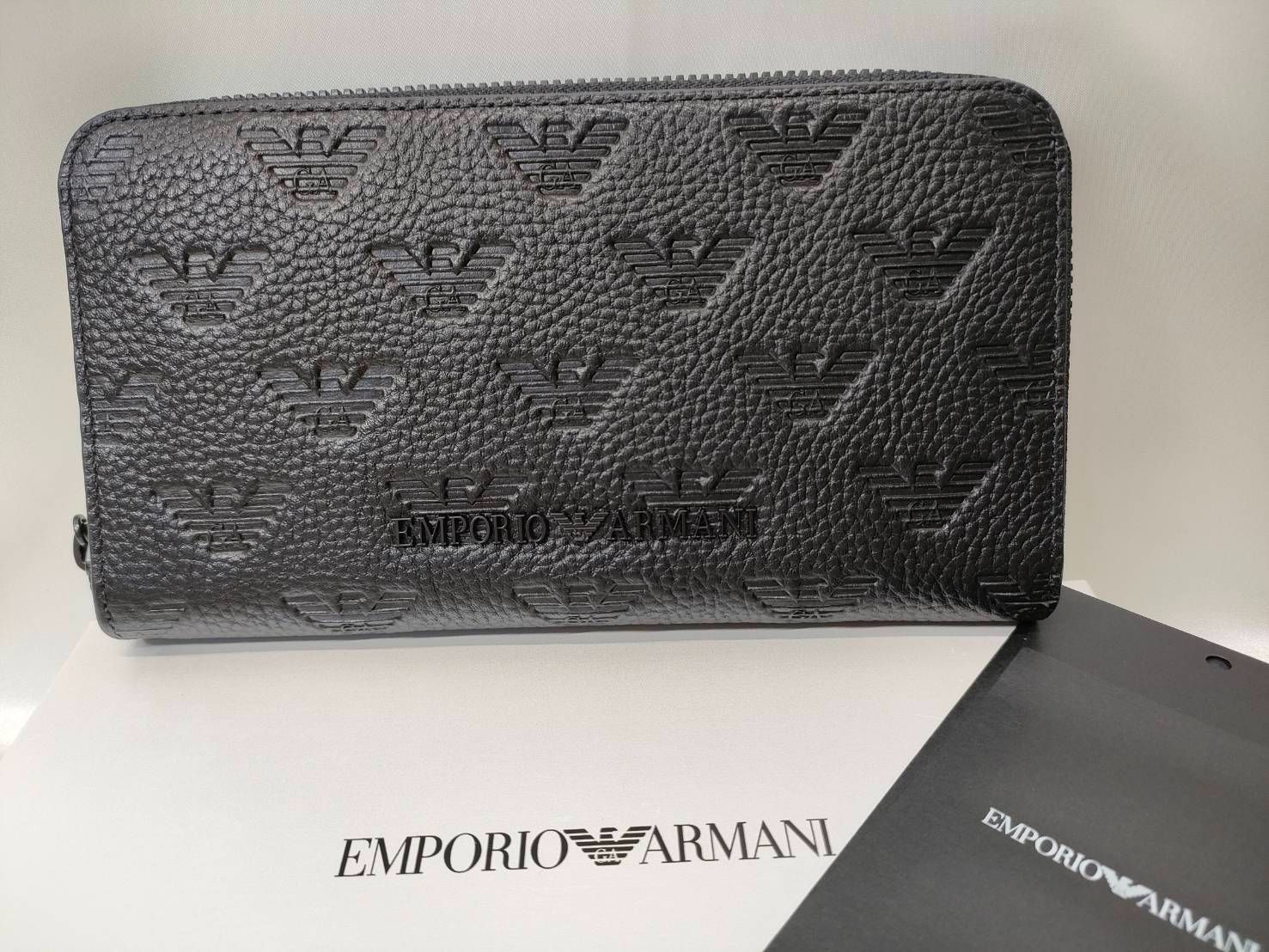 値下げありエンポリオアルマーニ財布｜新品未使用】EMPORIO ARMANI 黒