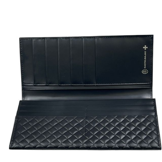 カステルバジャック CASTELBAJAC 二つ折り長財布 小銭入れ無し 047625  