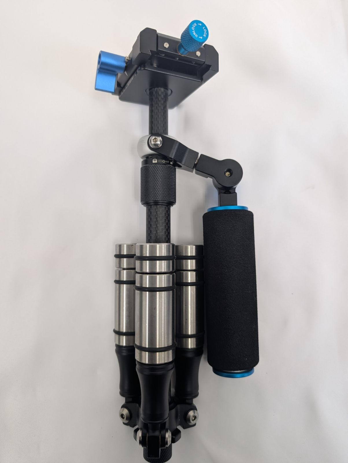 PULUZ カーボンファイバー 動画用 3軸 手持ちスタビライザー