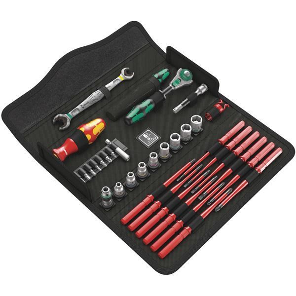 WERA ヴェラ 35点組 電気工事向け クラフトフォーム コンパクト 工具セット 収納ケース付 135870 工具 ツール DIY 作業工具 道具