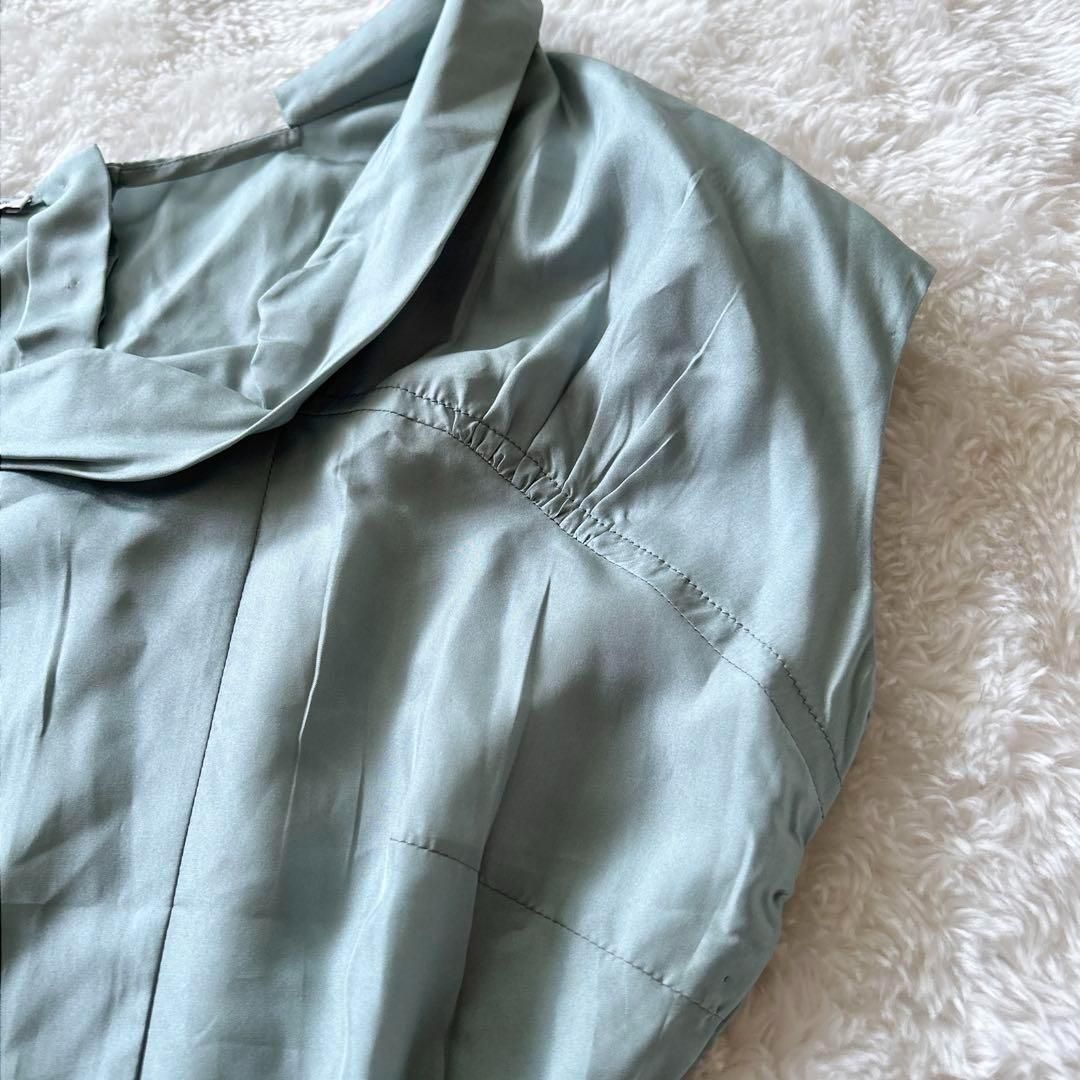 【極美品】miumiu　ミュウミュウ レースワンピース　シルク　フレア　38　M 極美品】miumiu ミュウミュウ レースワンピース シルク フレア