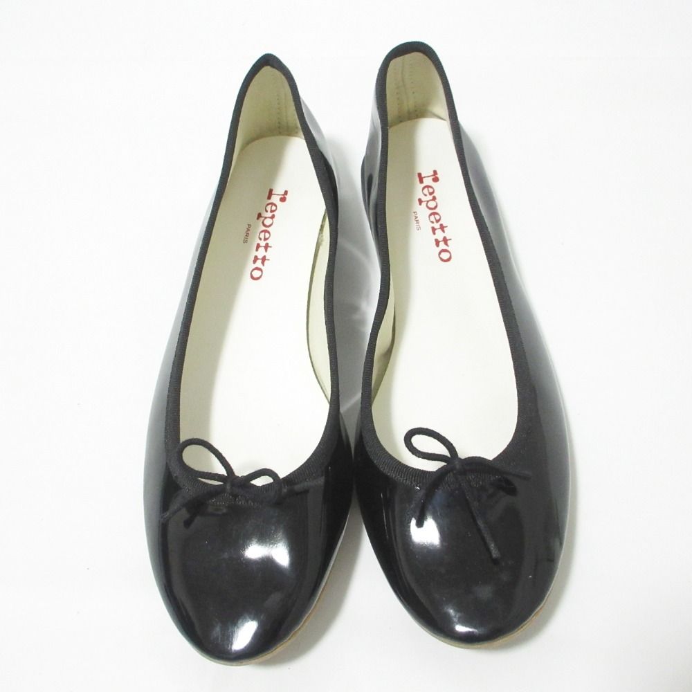 美品 Repetto レペット エナメル バレエシューズ フラットパンプス