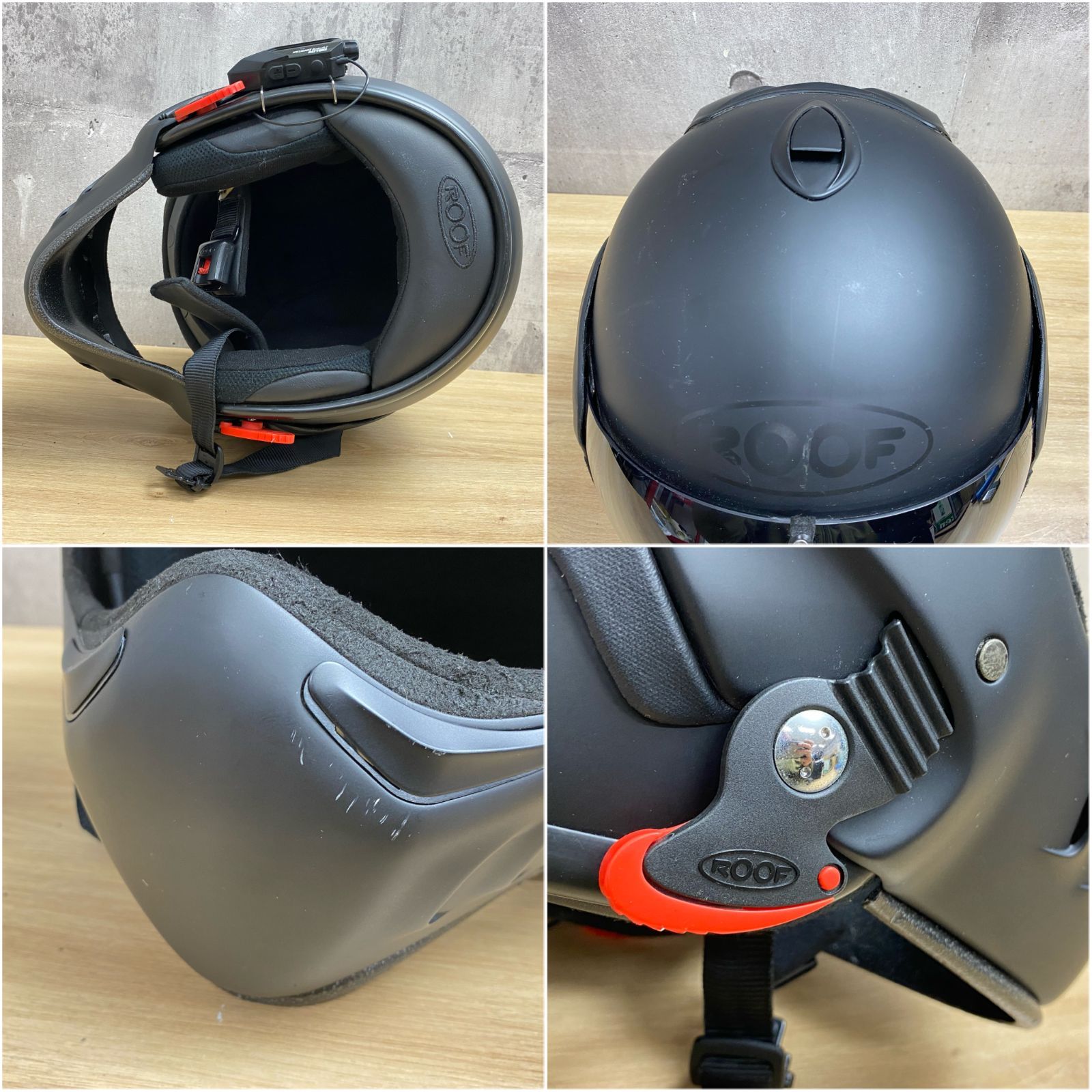 ROOF BOXER フルフェイスヘルメット D-03012 ROOF ルーフ BOXER V8 60cm Lサイズ バイク用ヘルメット