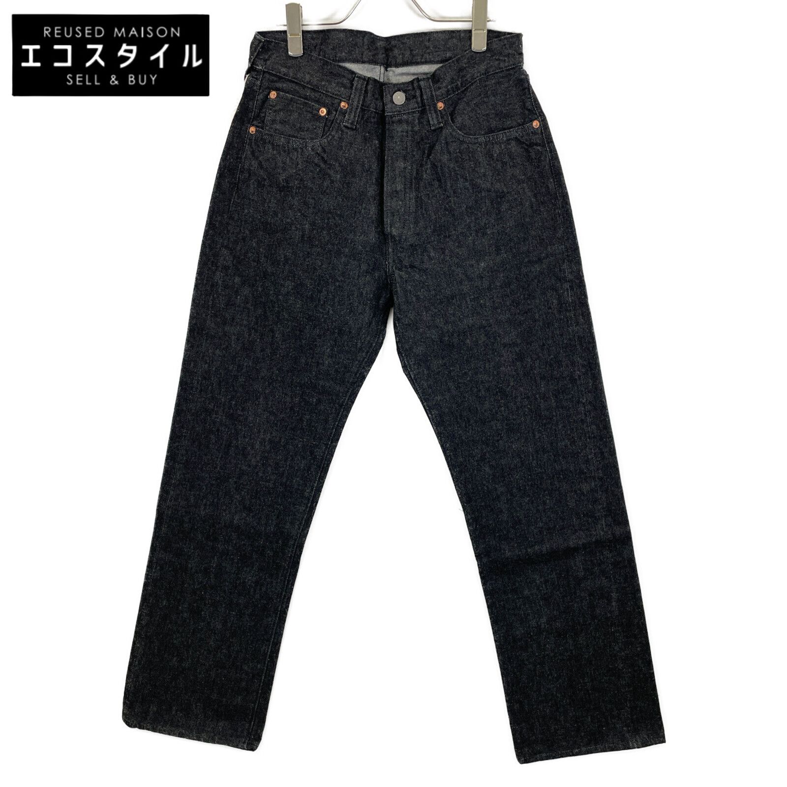 SUGAR CANE シュガーケーン SC42460 ﾌﾞﾗｯｸ 1947ﾓﾃﾞﾙ ﾚｷﾞｭﾗｰｽﾄﾚｰﾄﾃﾞﾆﾑﾊﾟﾝﾂ 32