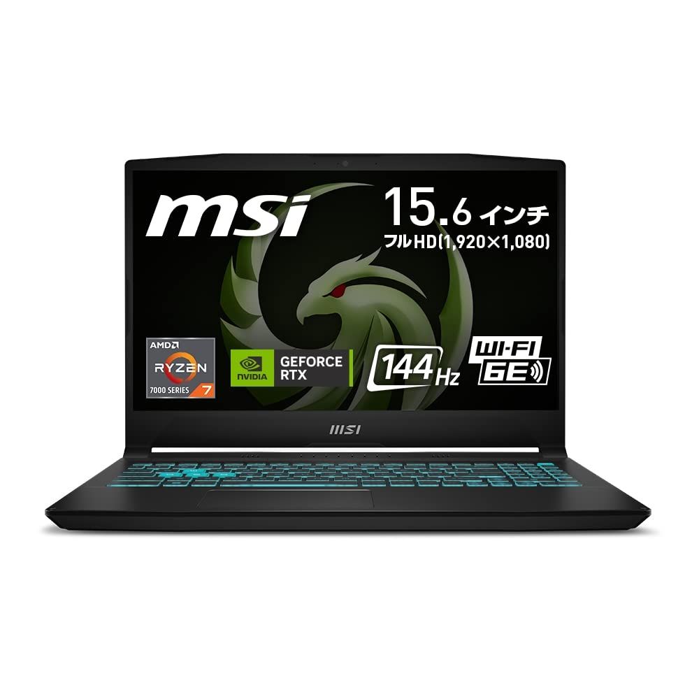 AMD最新Ryzen 7 & RTX 4050搭載】MSIゲーミングノートPC Bravo15