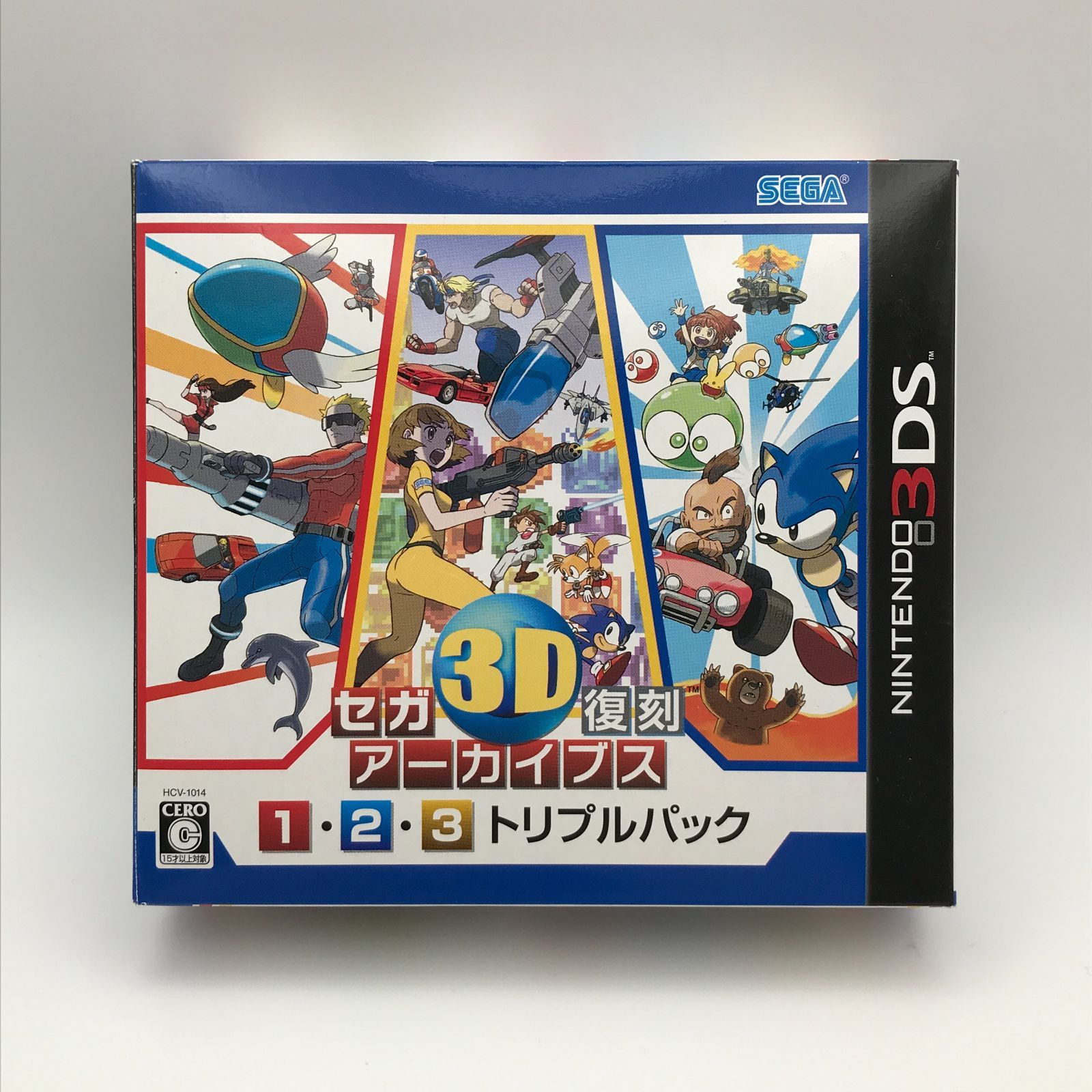 城東34-002 Nintendo 3DS セガ 3D復刻アーカイブス 1 2 3 トリプルパック