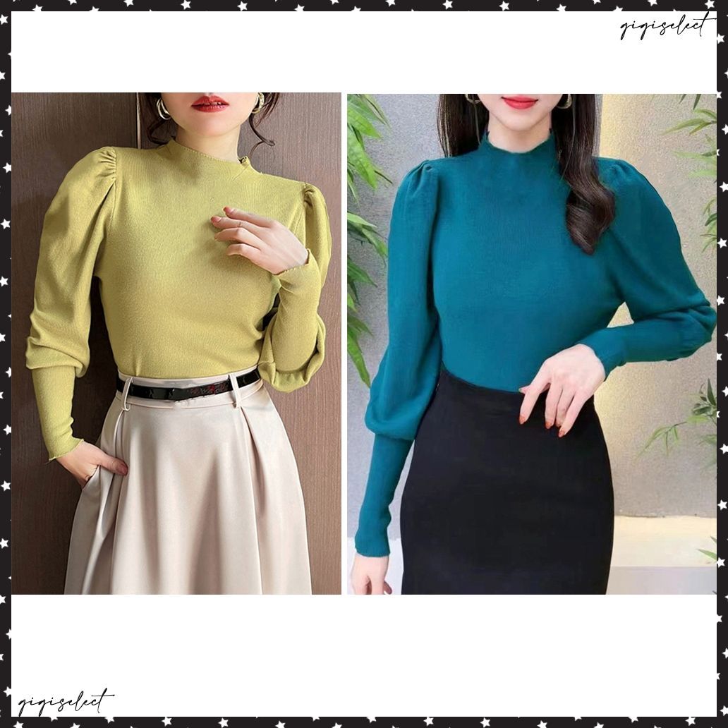 アルチビオ レディース 38 ニットT パフスリーブ トップス Sawa a la mode レディース トップス ニット セーター 白