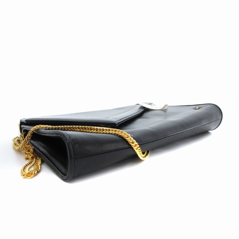 【新品・未使用】ハナエモリ　2way クラッチバッグ　ショルダーチェーン付 HANAE MORI - 【HANAE MORI 森英恵】ハナエモリ 2WAYクラッチ