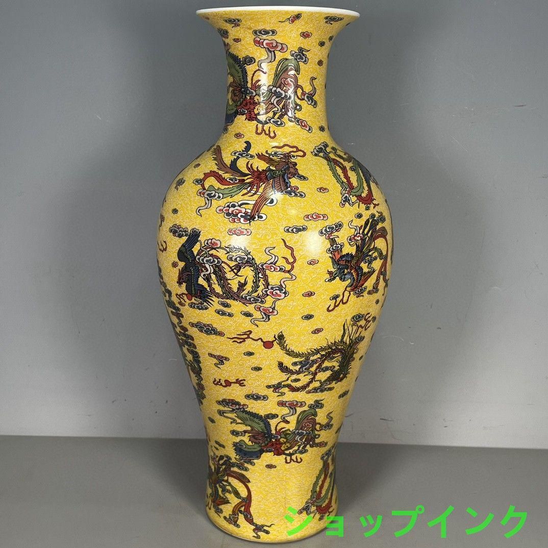 清乾隆帝黄釉浮彫り竜紋碗 景徳鎮 陶磁器 装飾品 工芸品 美術品 置物 清乾隆帝黄釉浮彫り竜紋碗 景徳鎮 陶磁器 装飾品 現代工芸品