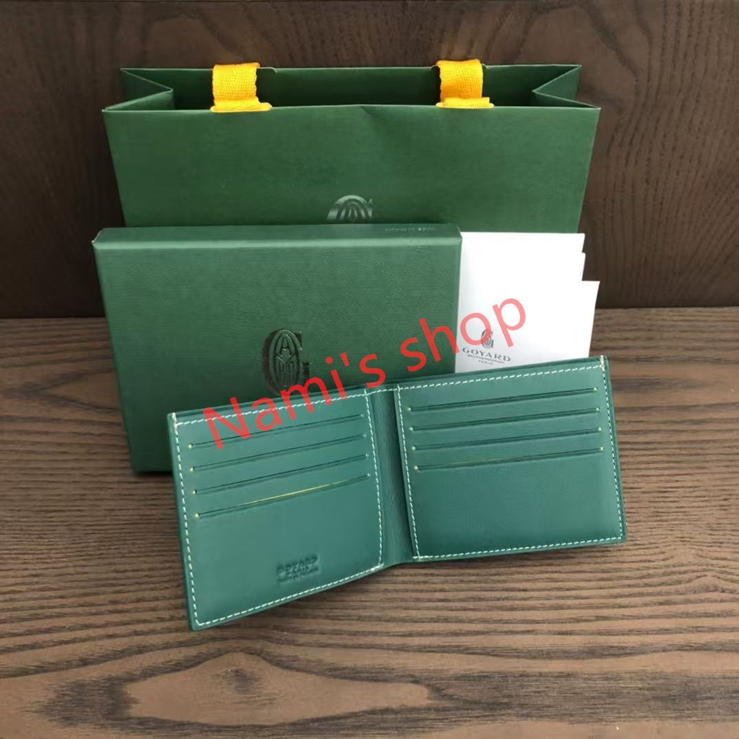 新品✨Goyard (ゴヤール) セントトーマスマネークリップ二つ折り財布 グリーン