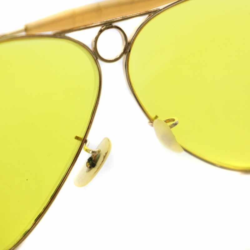 【7/2まで限定販売】レイバン Ray-Ban サングラス 眼鏡 ティアドロップ 70’ｓ B&L シューター カリクローム ヴィンテージ USA製  黄色 イエロー /YI