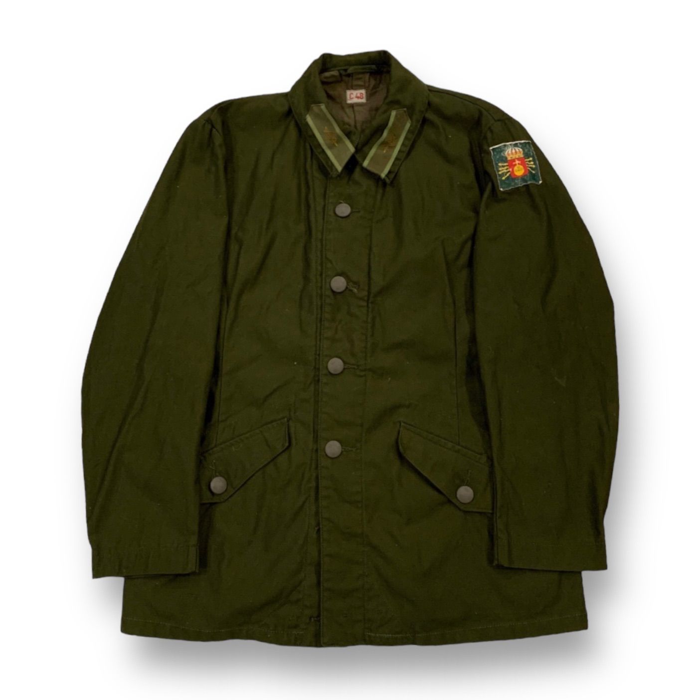 Swedish Army M-59 Field Coat ライナー付き c48 DEADSTOCK】M-59 FIELD COAT WITH LINER C48 スウェーデン軍 M59