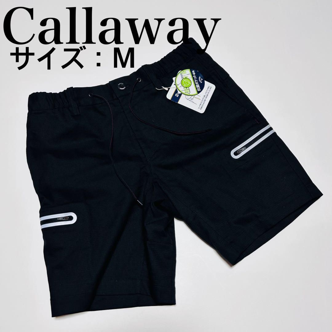 天然石ターコイズ 良品 キャロウェイ Callaway メンズ ハーフパンツ M