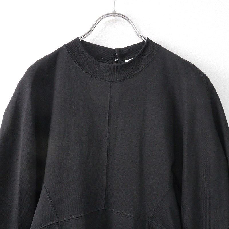 美品　マメクロゴウチ　コットンジャージードレス　フレアワンピース　ブラック Cotton Jersey Flare Dress - black - Mame Kurogouchi