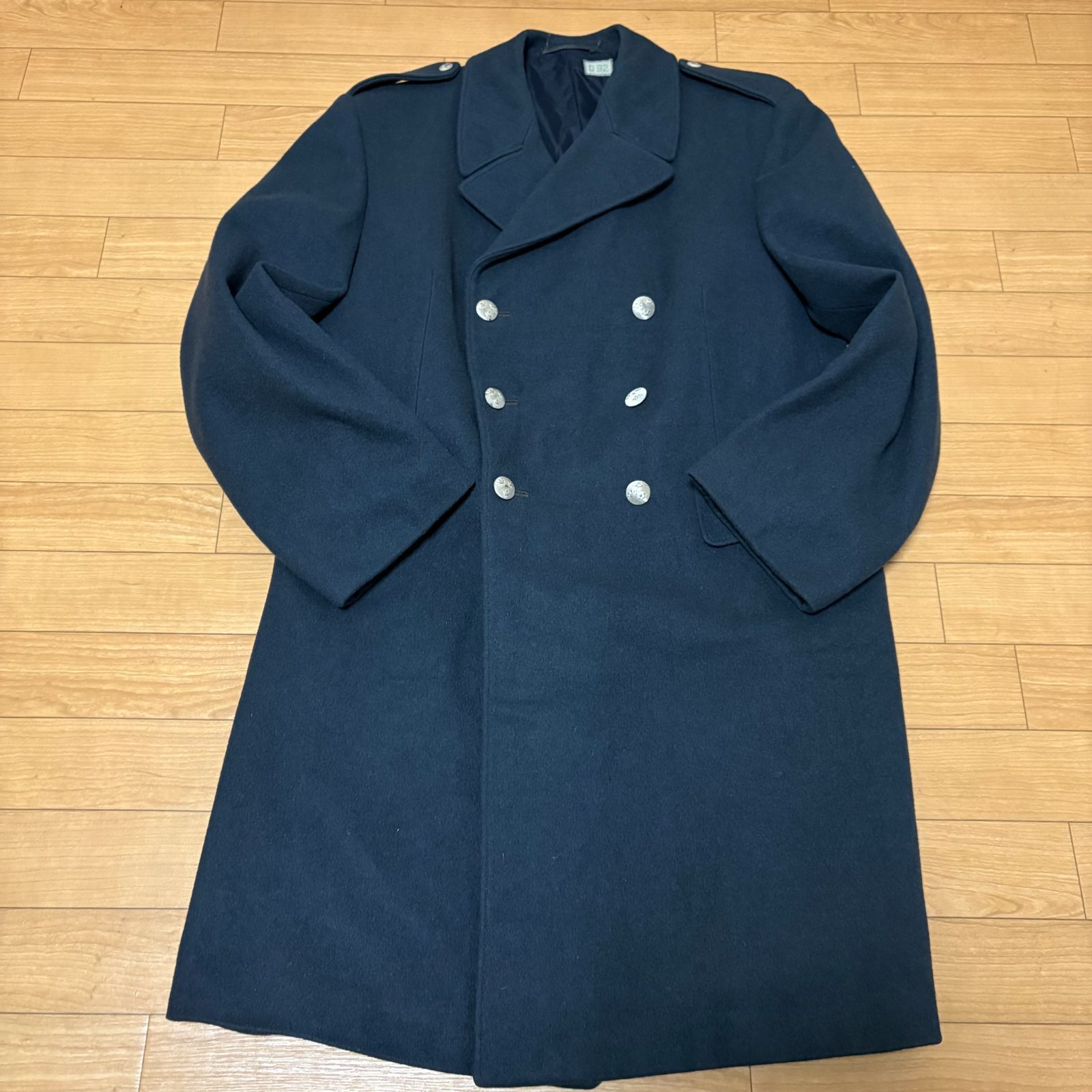 60s スウェーデン軍 ミリタリーコート D92 ダブルブレスト ヘビー