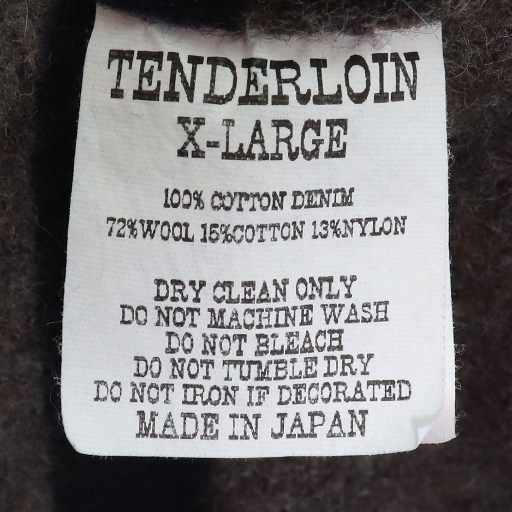 TENDERLOIN 21AW DENIM BLANKET HOODED XL - メルカリ