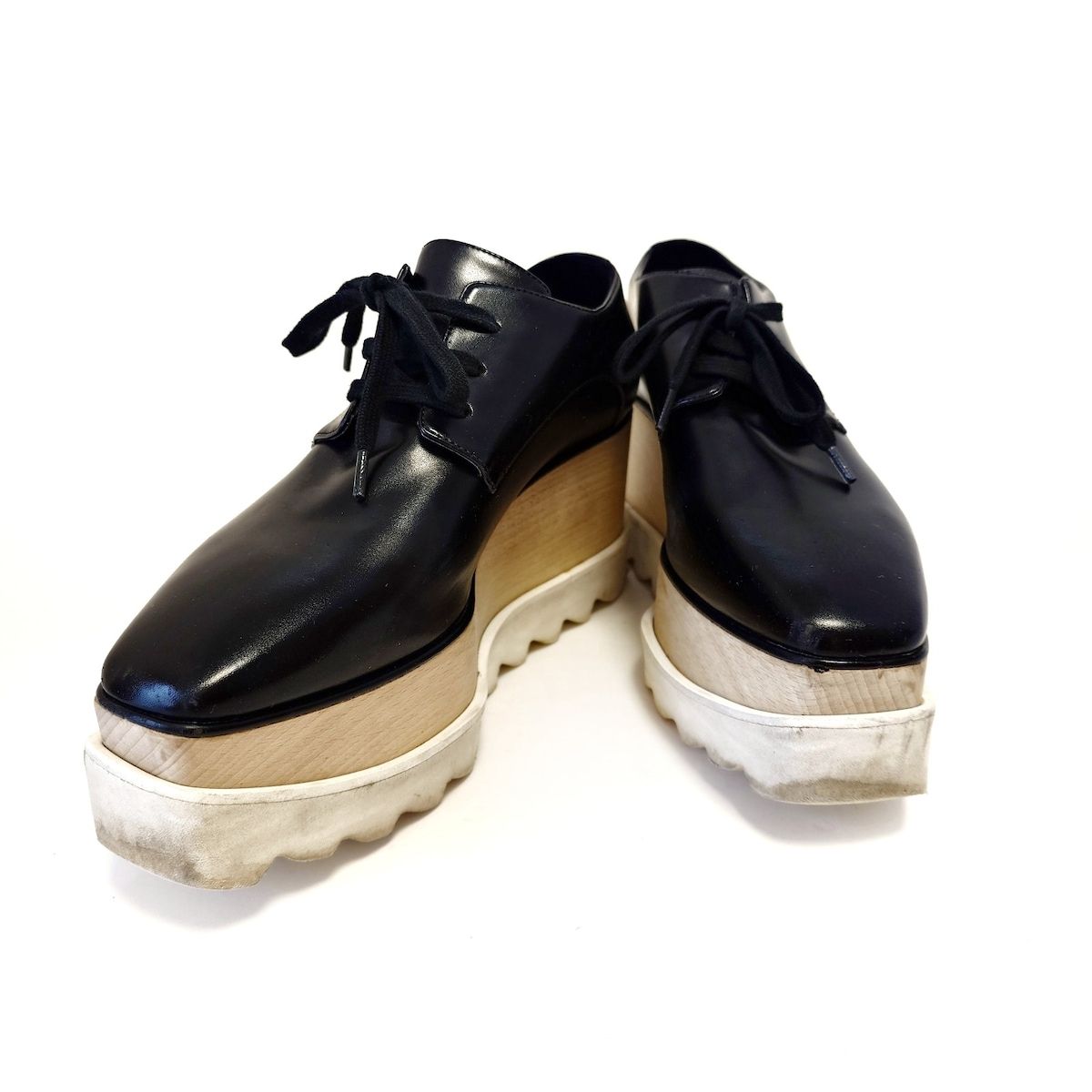 stellamccartney(ステラマッカートニー) シューズ 35 レディース - 黒 プラットフォーム