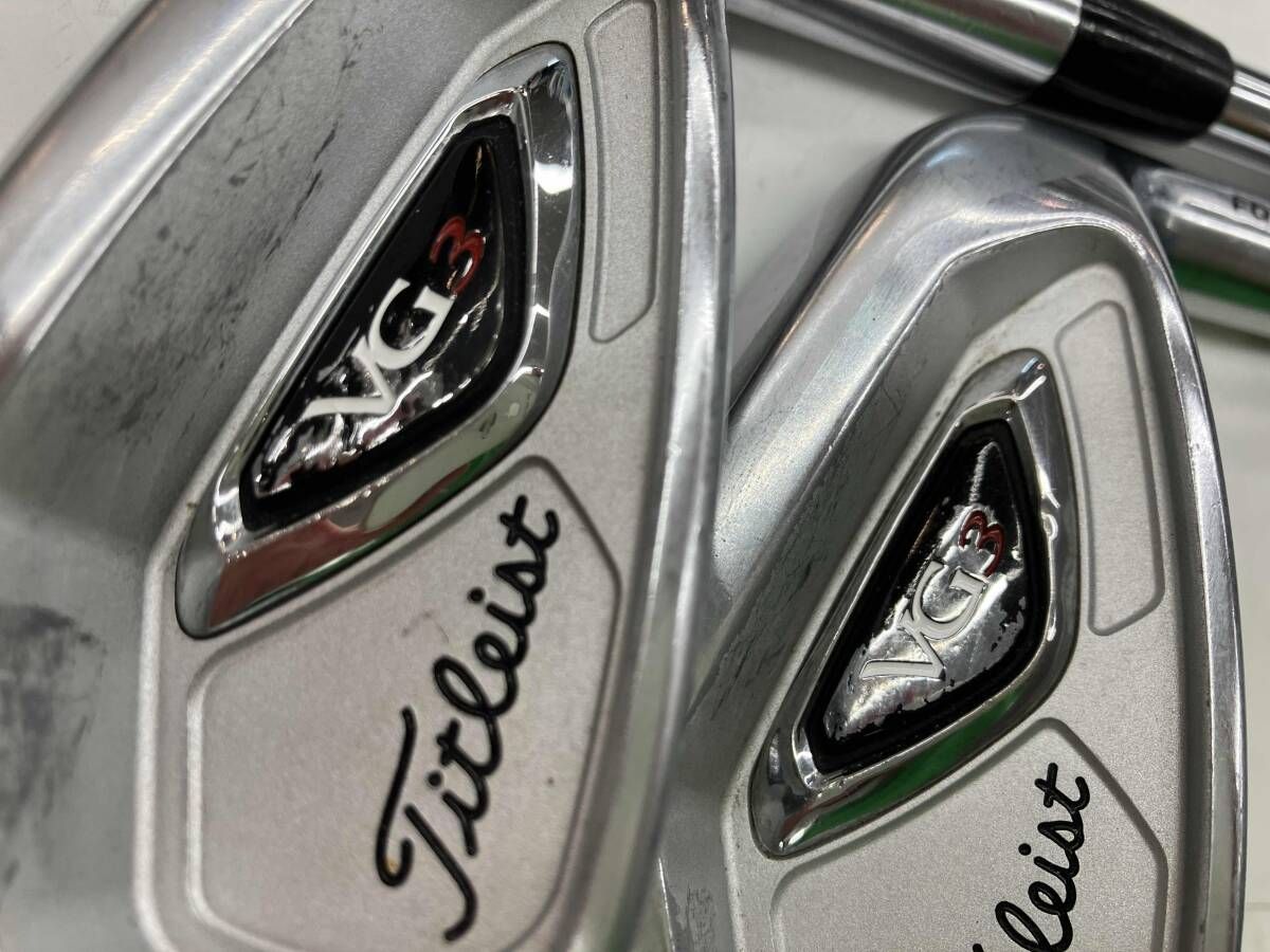 TITLEIST VG3 アイアン6本セット/ FLEX S/ 中古品 タイトリスト ロゴ