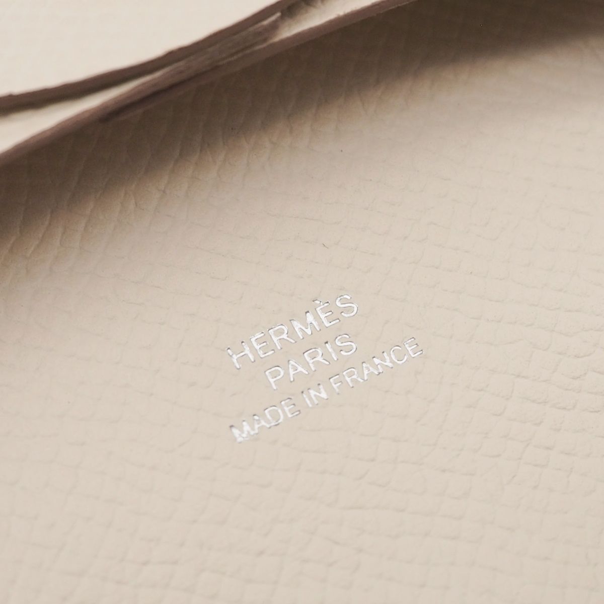N 新品/未使用品】HERMES エルメス バスティア CRAIE クレ ホワイト系 