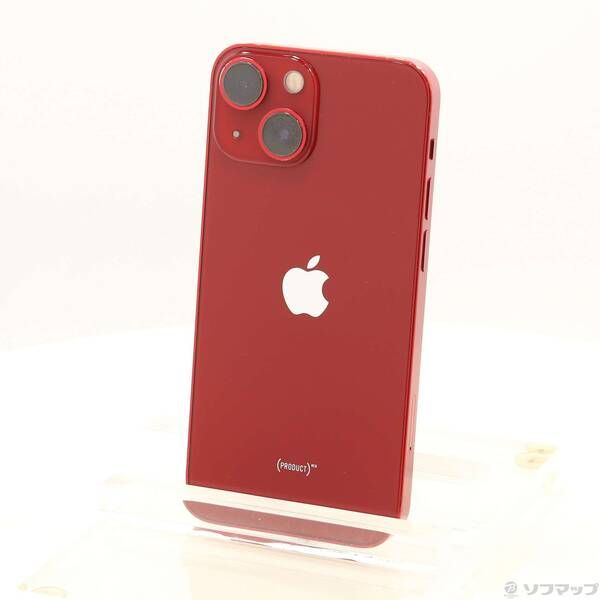 中古品〕 iPhone13 mini 128GB プロダクトレッド MLJG3J／A SIM