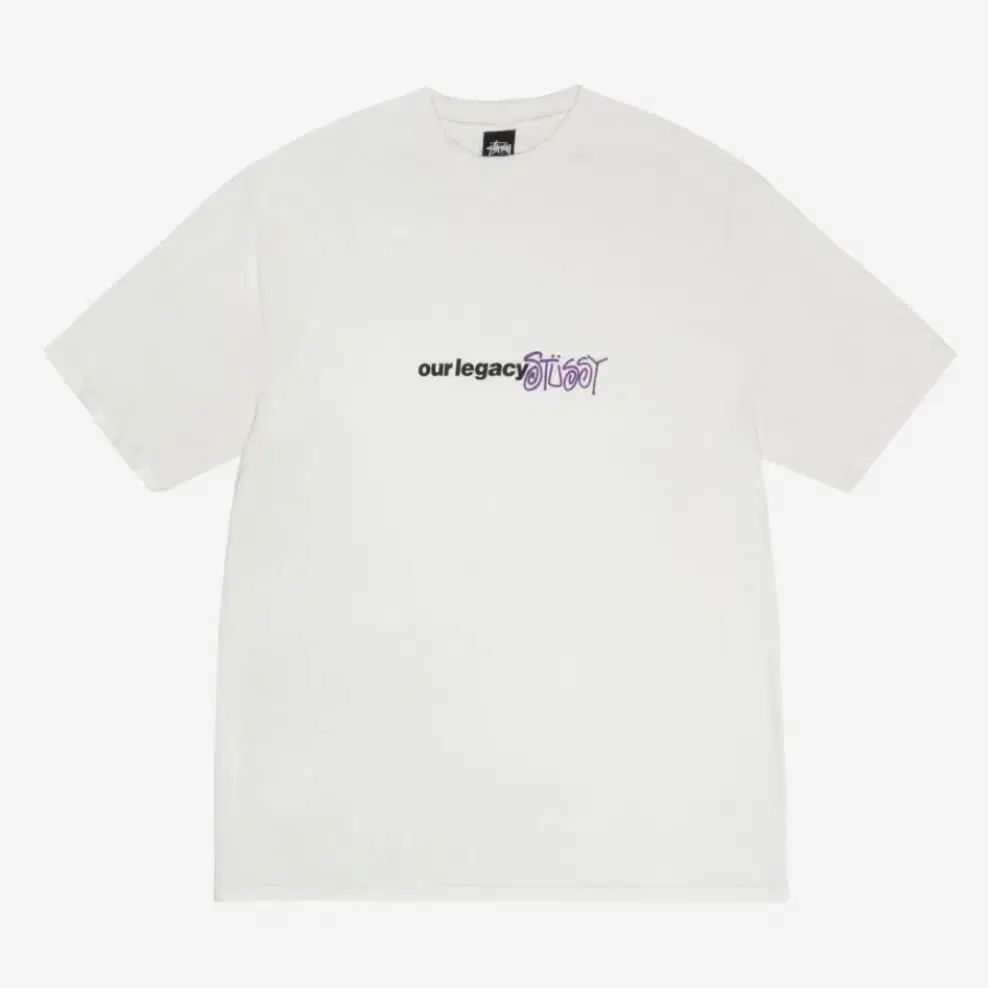 【雷市場（ポンジャン）商品韓国直送】XL STUSSY(ステューシー) OUR LEGACY(アワーレガシー) ワークショップ スポーツ PIGMENT(ピグメント) 半袖 Tシャツ ナチュラル