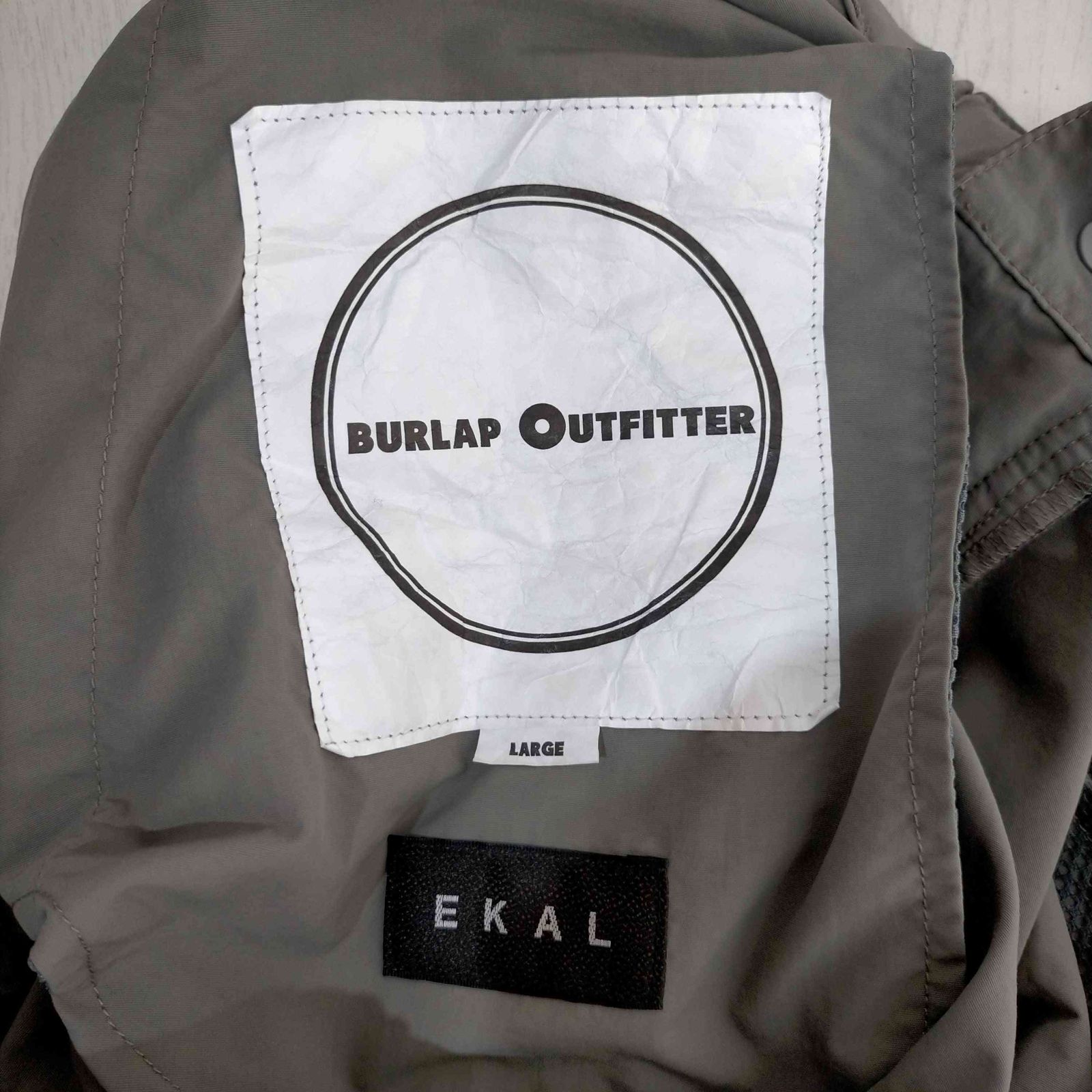 バーラップアウトフィッター BURLAP OUTFITTER 別注 サプレックス ナイロンタックワイドパンツ メンズ JPN：L - メルカリ