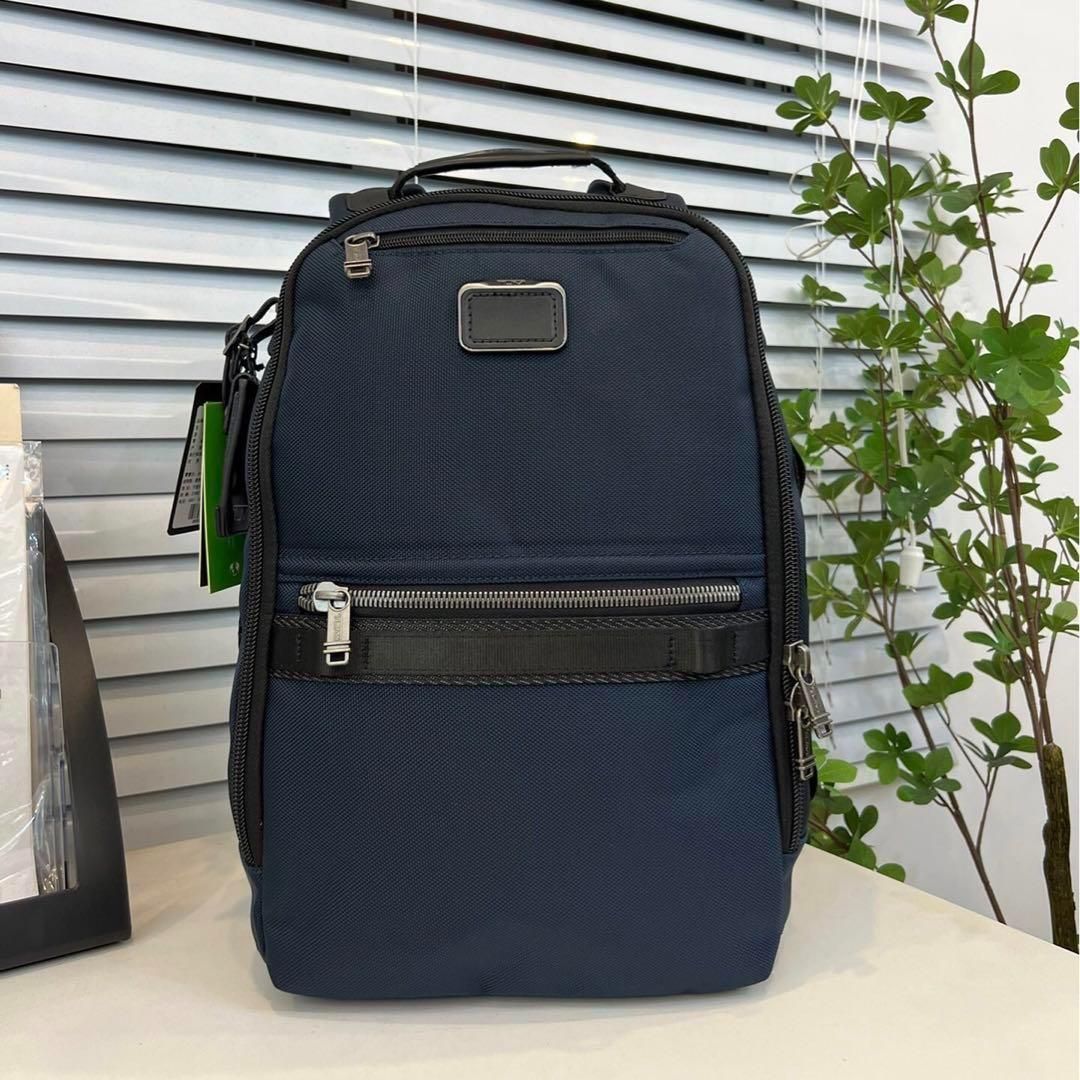 新品 TUMI トゥミ リュック ビジネス ネイビーブルー - メルカリ 